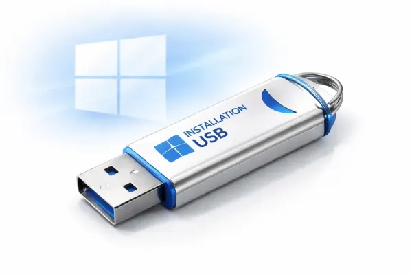 Clé USB d'installation Windows 11 & 10 (64-bit)